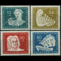 DDR 1949 - Scott# B17-20 Bach Year Set Of 4 MNH - Ungebraucht