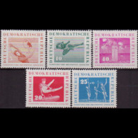 DDR 1959 - Scott# B44-8 Sports Festivals Set Of 5 LH - Ungebraucht