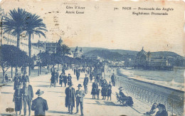 FRANCE - Nice - Promenade Des Anglais - Animé - Carte Postale Ancienne - Plätze