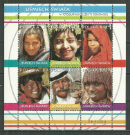 POLAND MNH ** 4235-4240 Sourire Du Monde, Enfant, Homme Femme Fille Asie Afrique Moyen Orient Amérique Du Sud - Unused Stamps