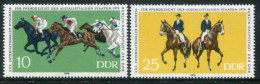 DDR / E. GERMANY 1979 Horse-breeders' Congress MNH / **.  Michel  2449-50 - Neufs