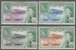 Antigua. 1962 Stamp Centenary. MH Complete Set SG 142-145 - 1960-1981 Autonomie Interne