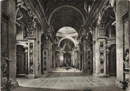 ITALIE - Roma - Interno Basilica Di S Pietro - Carte Postale Ancienne - Altri Monumenti, Edifici