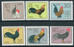 DDR / E. GERMANY 1979 Poultry Breeds MNH / **.  Michel  2394-99 - Neufs