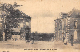 60-SAINT-SULPICE- POSTE ET CAFE DE LA GARE - Otros & Sin Clasificación