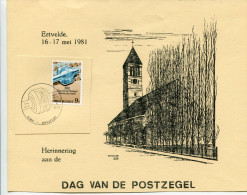 Herinnering Aan De Dag Van De Postzegel - ERTVELDE 16-17 Mei 1981 - Kerk  - - Otros & Sin Clasificación