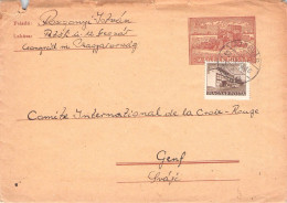 HUNGARY - ENVELOPE 60f - GENF/CH Mi U30a / 1245 - Postal Stationery