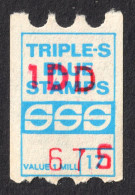 TRIPLE - S Triple-s Blue Stamp - Voucher Trading Stamp - Coupon - USA - MNH - Non Classés