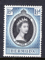 Bermuda 1953 QEII Coronation HHM (SG 134) - Bermuda