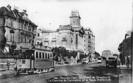 83-TOULON- BOULEVARD DE STRASBOURG , LA CHAMBRE DE COMMERCE ET LA SOUS -PREFECTURE - Toulon