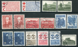 DENMARK 1966 Complete Issues With Ordinary And Fluorescent Papers, Used Michel 438-48 - Used Stamps