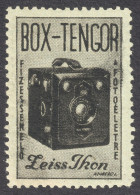 Camera  Box-Tengor Carl Zeiss IKON / LABEL CINDERELLA VIGNETTE Hungary 1930 Photography Magazine Advertising - Photographie