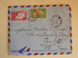 DC6 VIETNAM BELLE LETTRE   1967  SAIGON  A PARIS   FRANCE +PAIRES DE TP +AFF. INTERESSANT+  ++ - Vietnam