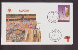 Burundi, Enveloppe Avec Cachet Commémoratif " Gitega, 1990 " - Altri & Non Classificati