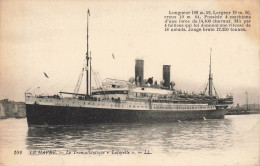 Le Havre * Le Bateau Paquebot Transatlantique LAFAYETTE - Harbour