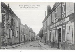 Route Principale Avec L'Hôtel De LIGNY Le CHATEL - édit Defert - Ligny Le Chatel