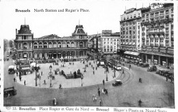 Belgique - Bruxelles - Place Rogier Et Gare Du Nord - Piazze