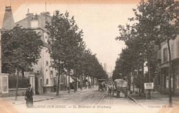 FRANCE - Boulogne Sur Seine - Le Boulevard De Strasbourg - Animé - Carte Postale Ancienne - Boulogne Billancourt