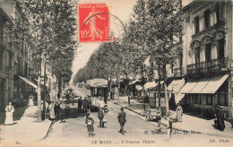 FRANCE - Le Mans - L'avenue Thiers - Animé - Carte Postale Ancienne - Le Mans