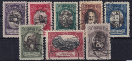 LIECHTENSTEIN 1921 - Canceled - ANK 53-60 - Complete Set! - Used Stamps