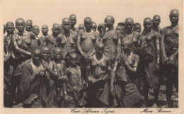Meru Women Large East African Family Tribe Antique Postcard - Kenya