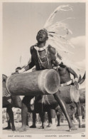 Wakamba Drummers Vintage Real Photo African Tribe Postcard - Kenya