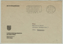 Schweiz / Helvetia 1975, Brief Pauschalfrankiert Schwyz - Wädenswil, Radio / Rundfunk, Fernsehen / TV - Télécom