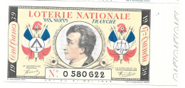 KB1814 - BILLET DE LOTERIE - 1939 17ème TRANCHE - FRANC MACONNERIE - Loterijbiljetten