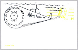 40 Años Vallejo Stamp Club - Submarino - Submarine. Vallejo CA 1987 - Submarines