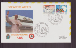 Vatican, Enveloppe Commémorative Du 4 Octobre 1986 " Retour Du Pape Jean-Paul II à La Cité Du Vatican " - Other & Unclassified