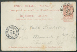 CANTONS De L'EST - E.P. Carte 10c.obl. Sc MONTZEN 23 Juillet 1894 Vers NAUMEBURG -  21596 - Tarjetas 1871-1909