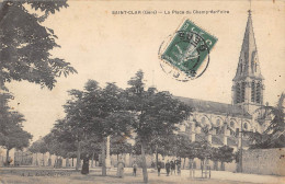 CPA 32 SAINT CLAR / PLACE DU CHAMP DE FOIRE - Other & Unclassified