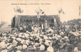 CPA 41 FESTIVAL DE CHITENAY / LA MESSE MILITAIRE / SALUT AU DRAPEAU - Andere & Zonder Classificatie