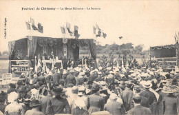CPA 41 FESTIVAL DE CHITENAY / LA MESSE MILITAIRE / LE SERMON - Other & Unclassified