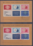 Finland CEPT 1960 On Stamp Exhibition Souvenir Sheet With Special Cancel Red And Black - Lettres & Documents