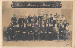 CPA 43 LE PUY / CARTE PHOTO / MAISON MAURIANGE ET LATIEULE / LE PUY / HAUTE LOIRE - Le Puy En Velay