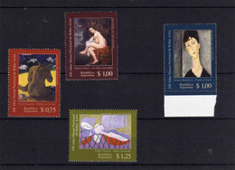 Argentina 1996 Art Paintings Complete Set MNH - Nuovi