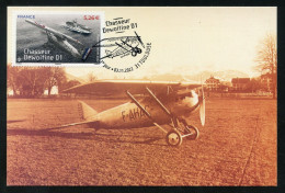 FRANCE (2022) Carte Maximum Card - Avion Chasseur Dewoitine D1, Poste Aerienne, Fighter Aircraft 1922 - TOULOUSE - 2020-…