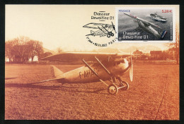 FRANCE (2022) Carte Maximum Card - Avion Chasseur Dewoitine D1, Poste Aerienne, Fighter Aircraft 1922 - PARIS - 2020-…