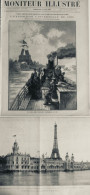 1889 TOUR EIFFEL BORD DE SEINE 2 JOURNAUX ANCIENS - Non Classés