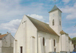 ROISSY En BRIE . - L'Eglise. 2 CV Citroën Et Autres Voitures - Roissy En Brie