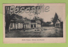 86 VIENNE - CP BIARD - CHATEAU DE LA FENESTRE - JULES ROBUCHON PHOT POITIERS N° 768 - CIRCULEE EN 1922 - Vouneuil Sous Biard