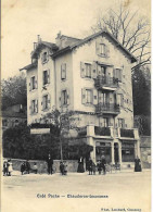 VAUD LAUSANNE **RARE** CAFE PACHE - CAFE DE CHAUDERON - Phot. Lombard Cossonay - Voyagé Le 29.06.1908 - Cossonay
