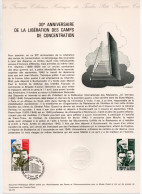 - Document Premier Jour LA LIBÉRATION DES CAMPS DE CONCENTRATION - BESANCON 27.9.1975 - - WW2