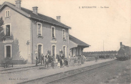 CPA 64 RIVEHAUTE / LA GARE / TRAIN - Other & Unclassified