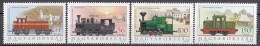 HUNGARY 4662-4665,unused,trains - Unused Stamps