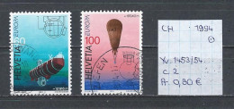 (TJ) Europa CEPT 1994 - Zwitserland YT 1453/54 (gest./obl./used) - 1994