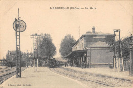 CPA 69 L'ARBRESLE / LA GARE / TRAIN - Other & Unclassified