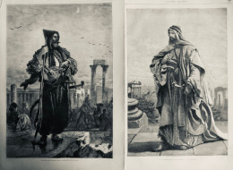 1864 MONDE MUSULMAN SYRIE PALMY CHEIKH GOWDASS 2 JOURNAUX ANCIENS - Ohne Zuordnung