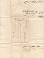 Vorphila ÖSTERREICH 1845 - Handstempel PESTH (Kaiserreich Österreich) Faltbrief Gelaufen 1845; The Handstamp Is PESTH .. - ...-1850 Voorfilatelie